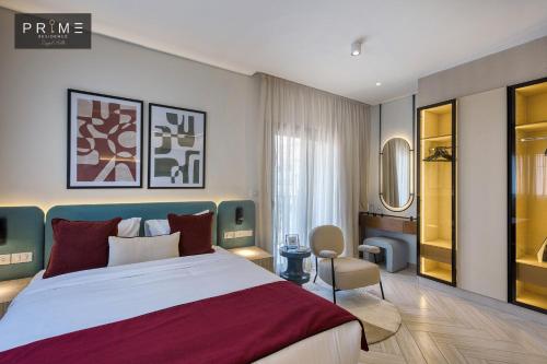 Una cama o camas en una habitación de Prime Residence Zayed Hills