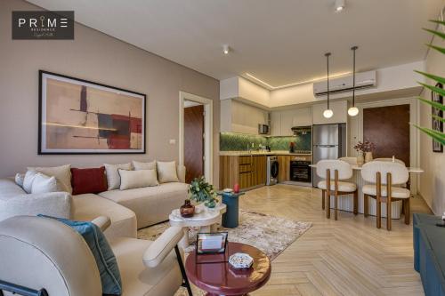 Un lugar para sentarse en Prime Residence Zayed Hills