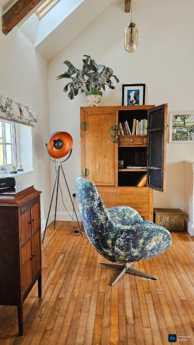 Die Bibliothek im Ferienhaus