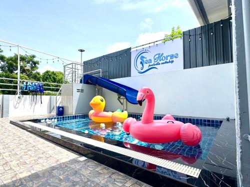 Πισίνα στο ή κοντά στο Seahorse poolvilla sattahip