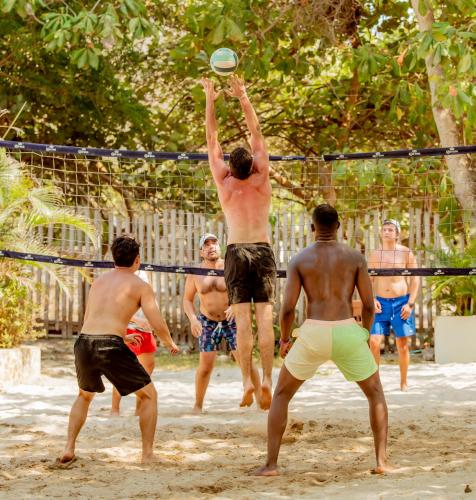 Tetamu yang menginap di Blue Apple Beach