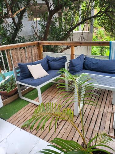 Χώρος καθιστικού στο Residence Naim