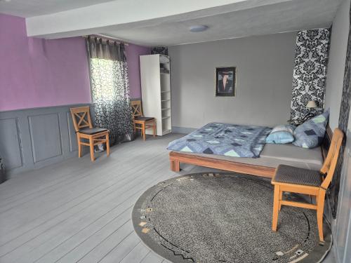 Χώρος καθιστικού στο Monteurhaus Dautphe