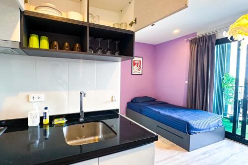 Η κουζίνα ή μικρή κουζίνα στο 2 Bed Room At Excellent Location - Pattaya Central