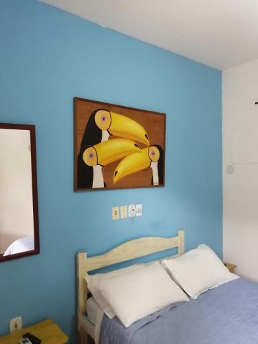 Postel nebo postele na pokoji v ubytování Pousada Estrada Real
