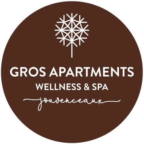 a logo for a greens supplements wellness and spa dispensary at Appartamenti & Wellness Piero Gros in Sauze dʼOulx