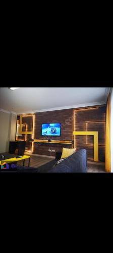 TV a/nebo společenská místnost v ubytování Arslan home