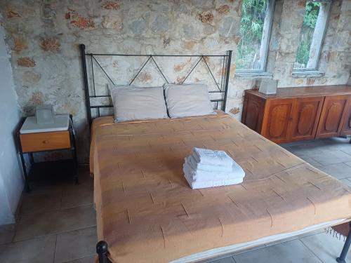 Postel nebo postele na pokoji v ubytování Hikers Lodge Trail 5&6