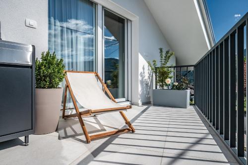 Balkón nebo terasa v ubytování Strato Apartment