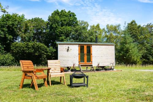 Zahrada ubytování Woodend Hideaway