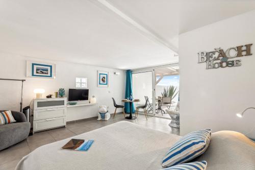 Giường trong phòng chung tại La Santa - Casa Marosenia