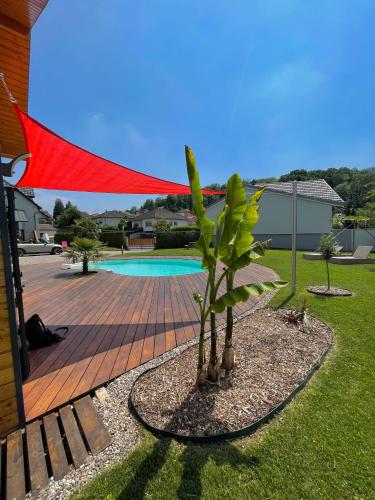 Chez Seb et Lilou - Chalet Tiny House - piscine partagée - parking - proche Mulhouse