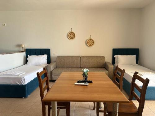 Ένα ή περισσότερα κρεβάτια σε δωμάτιο στο Marina View Apartments