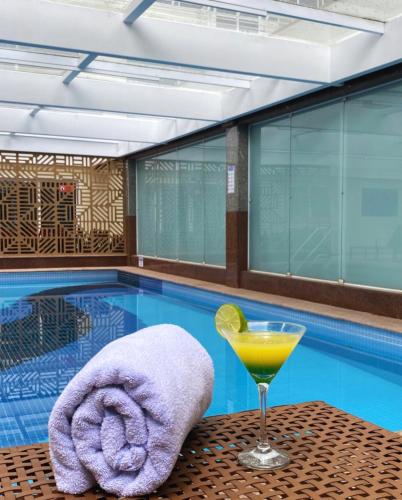 Kolam renang di atau dekat dengan Hotel Blue Tree, flat esplêndido