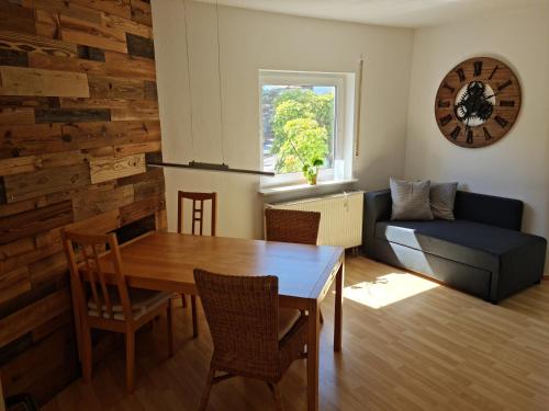 Posezení v ubytování Ferienwohnung Rauschenberg