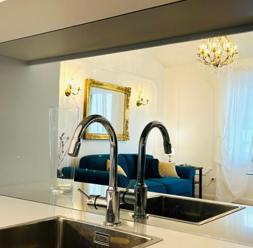Χώρος καθιστικού στο VILLA GIANNI - lux apt VIENNA - 5 stars