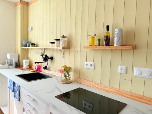 Dapur atau dapur kecil di Domaine de la Jasseix