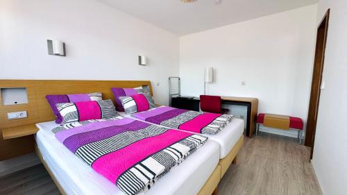 Postel nebo postele na pokoji v ubytování Haus Schanzenblick Fewo 4