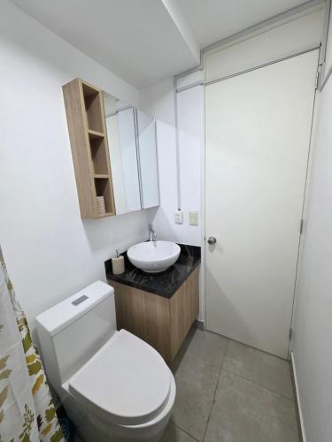 Un baño de Minidepartamento en Ñaña