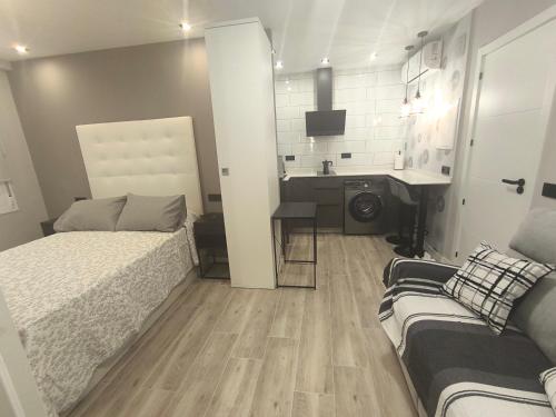 Et opholdsområde på Vivienda Premium Estación- Nido 2