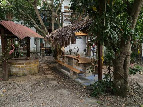 Κήπος έξω από το Cabaña Pepa Mar Azul