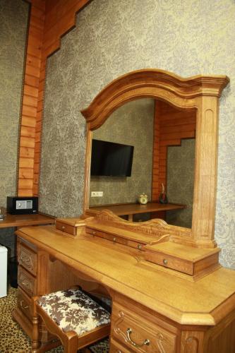 Μια τηλεόραση ή/και κέντρο ψυχαγωγίας στο Guest House Chalet
