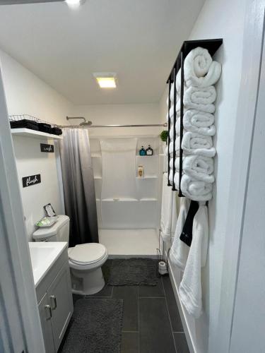 Koupelna v ubytování Oasis Resort