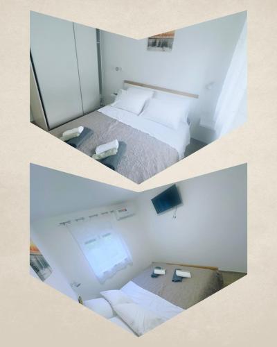 Katil atau katil-katil dalam bilik di Apartmani Lamat