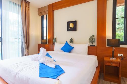 Ένα ή περισσότερα κρεβάτια σε δωμάτιο στο Villa with Private Pool in Rawai