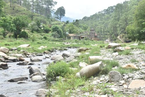 Paisaje cerca de este tented camp