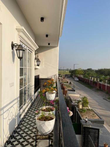Ein Balkon oder eine Terrasse in der Unterkunft Jon Snow's Landing
