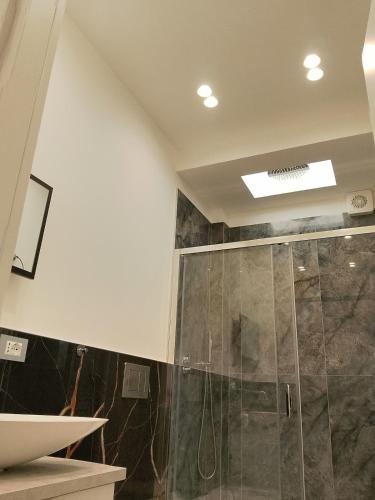 Koupelna v ubytování Apt Bilocale Mare&Gaslini Wi-Fi Veloce