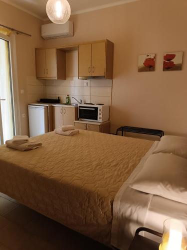 Η κουζίνα ή μικρή κουζίνα στο Valedina Rooms