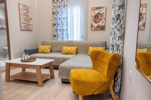 Χώρος καθιστικού στο Pittakou 22 Suite