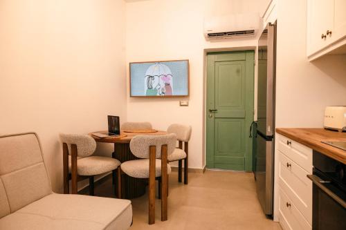 Dapur atau dapur kecil di Rosette Apartments