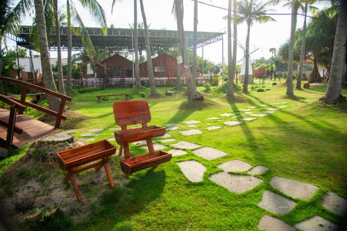 Jardín al aire libre en Nirvana Beach Villages