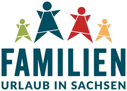 a logo for a family in saitzerland at Hotel Am Bühl in Eibenstock