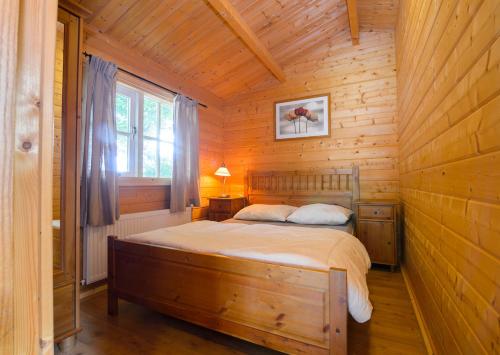 Ένα ή περισσότερα κρεβάτια σε δωμάτιο στο Camping Mareveld