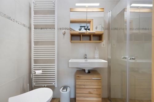 Koupelna v ubytování Ferienwohnung Immenhof