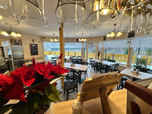 Hotel Vladimírにあるレストランまたは飲食店