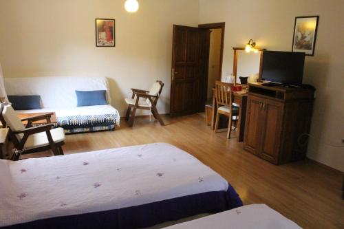 Televizors / izklaižu centrs naktsmītnē Nirvana Hotel