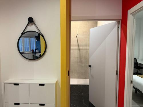 O baie la Moderno apartamento en Madrid climatizado