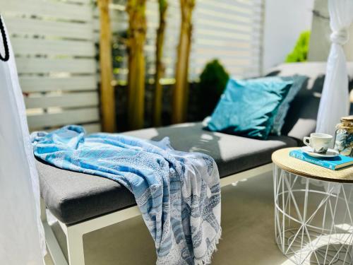 Χώρος καθιστικού στο Apartman Family