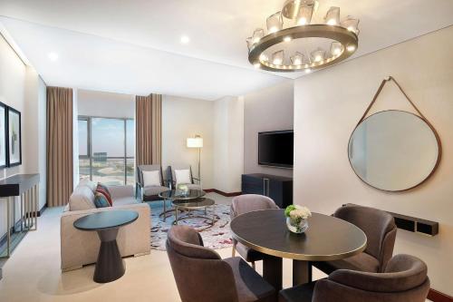 Posezení v ubytování Hilton Doha The Pearl