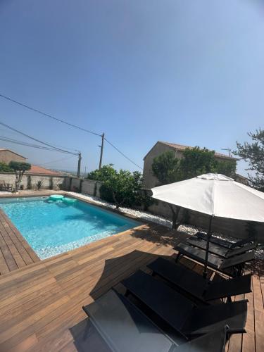 Appartement Arencetu II vue mer avec piscine