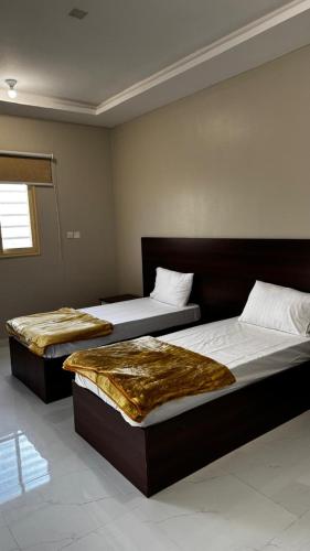 Postel nebo postele na pokoji v ubytování شقق المصيف2