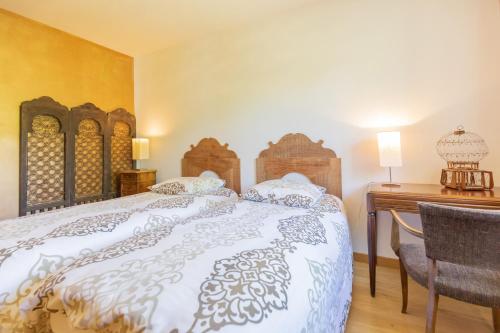 Postel nebo postele na pokoji v ubytování Gîte Kalinka