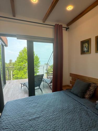 Cama o camas de una habitación en Agora Sundeck Tsikhisdziri