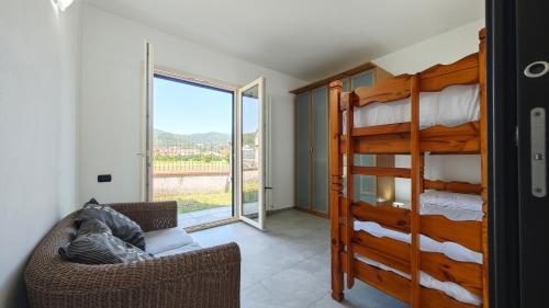 Ένα ή περισσότερα κρεβάτια σε δωμάτιο στο Hostdomus-Azimut