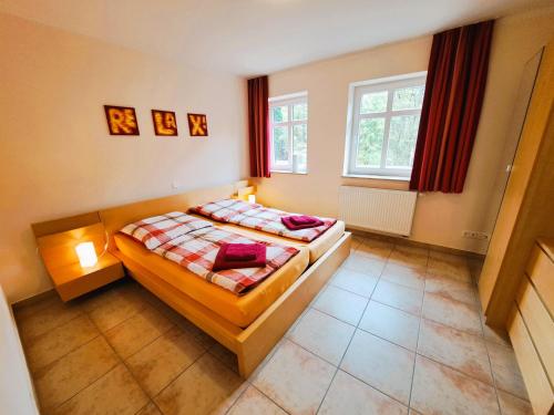 Postel nebo postele na pokoji v ubytování Villa Zollernhöhe Objekt-ID 15728-9